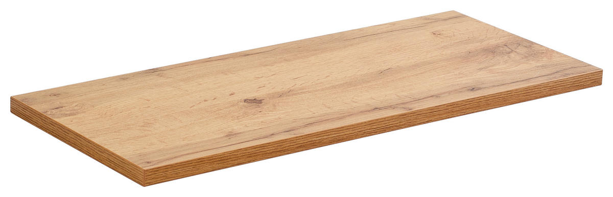 ZIDNA POLICA - divlji hrast, Konvencionalno, pločasti materijal (60/1,8/25cm) - Xora