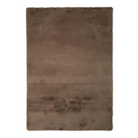 HOCHFLORTEPPICH 160/230 cm Lhasa Braun, Hellbraun  - Hellbraun/Braun, Design, Textil (160/230cm) - Novel