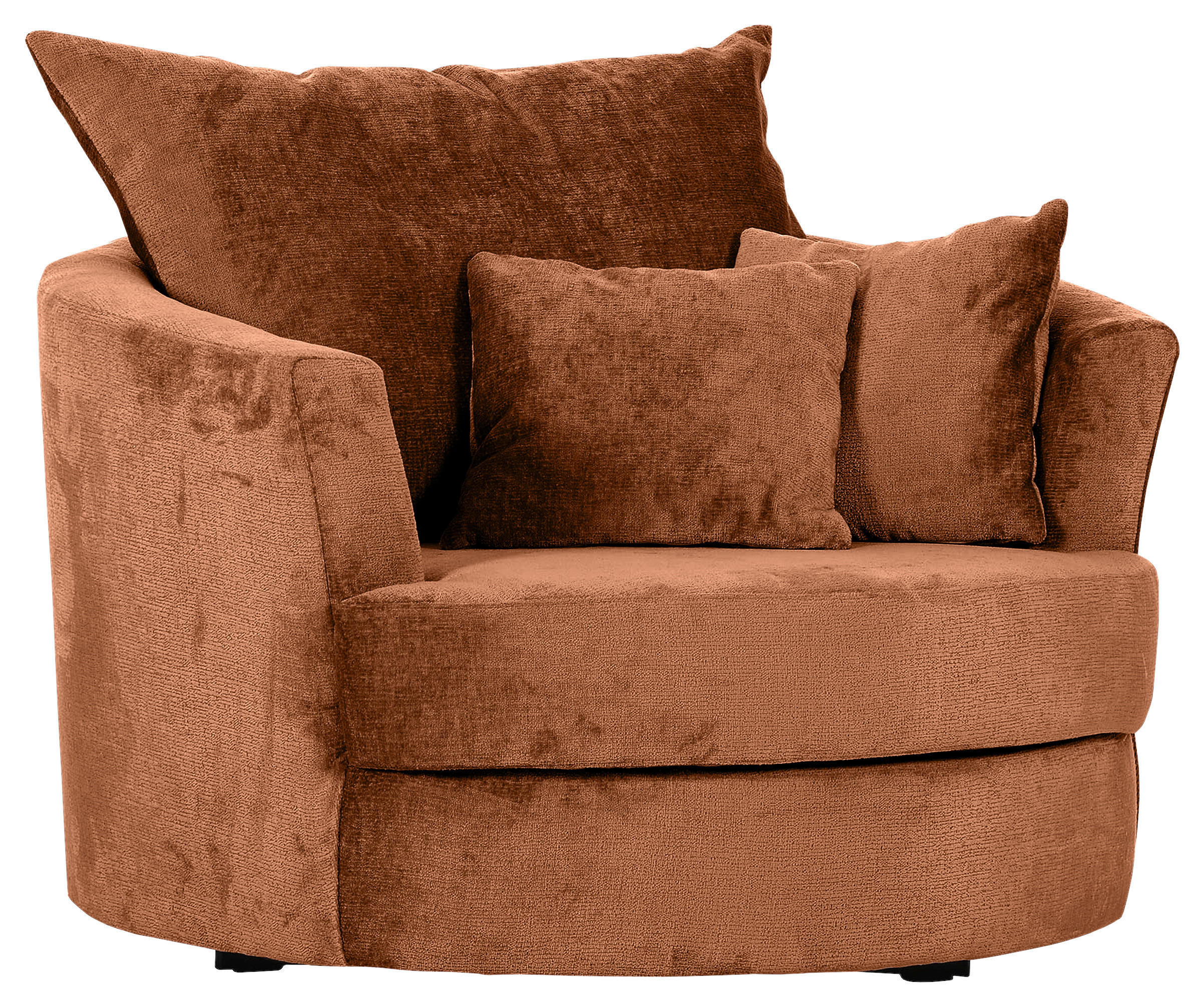 FOTEL - barna/fekete, Konventionell, textil/fém (115/72/115cm) - Carryhome