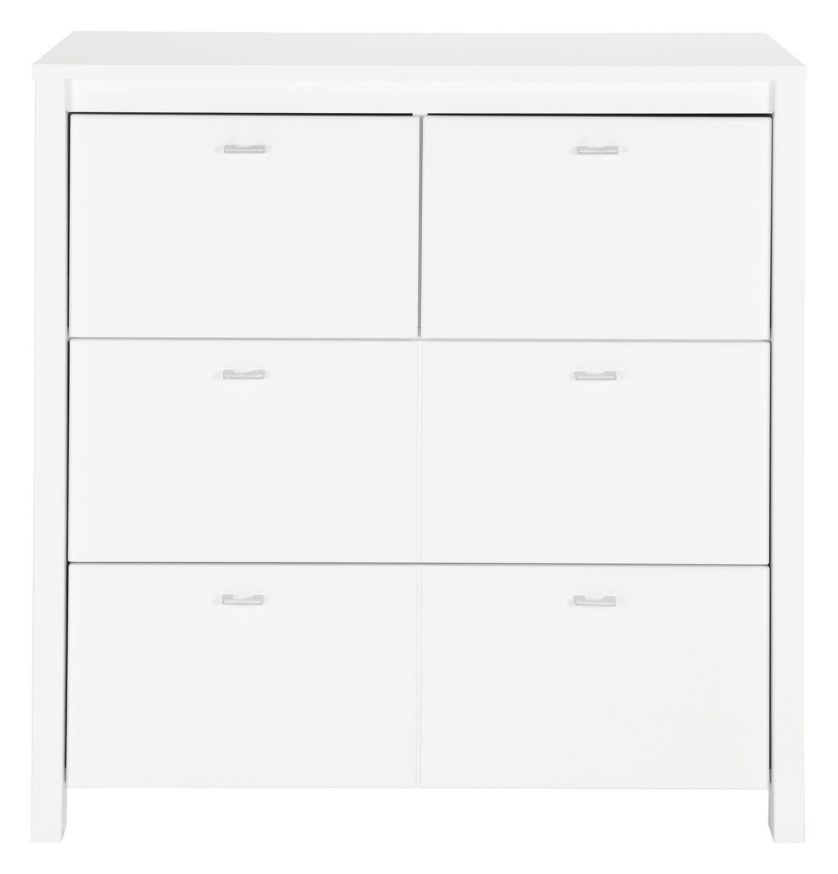 KOMODA ZA PRESVLAČENJE  Julija  - boja aluminijuma/bela, Trendi, metal/pločasti materijal (92,8/95/50cm) - My Baby Lou