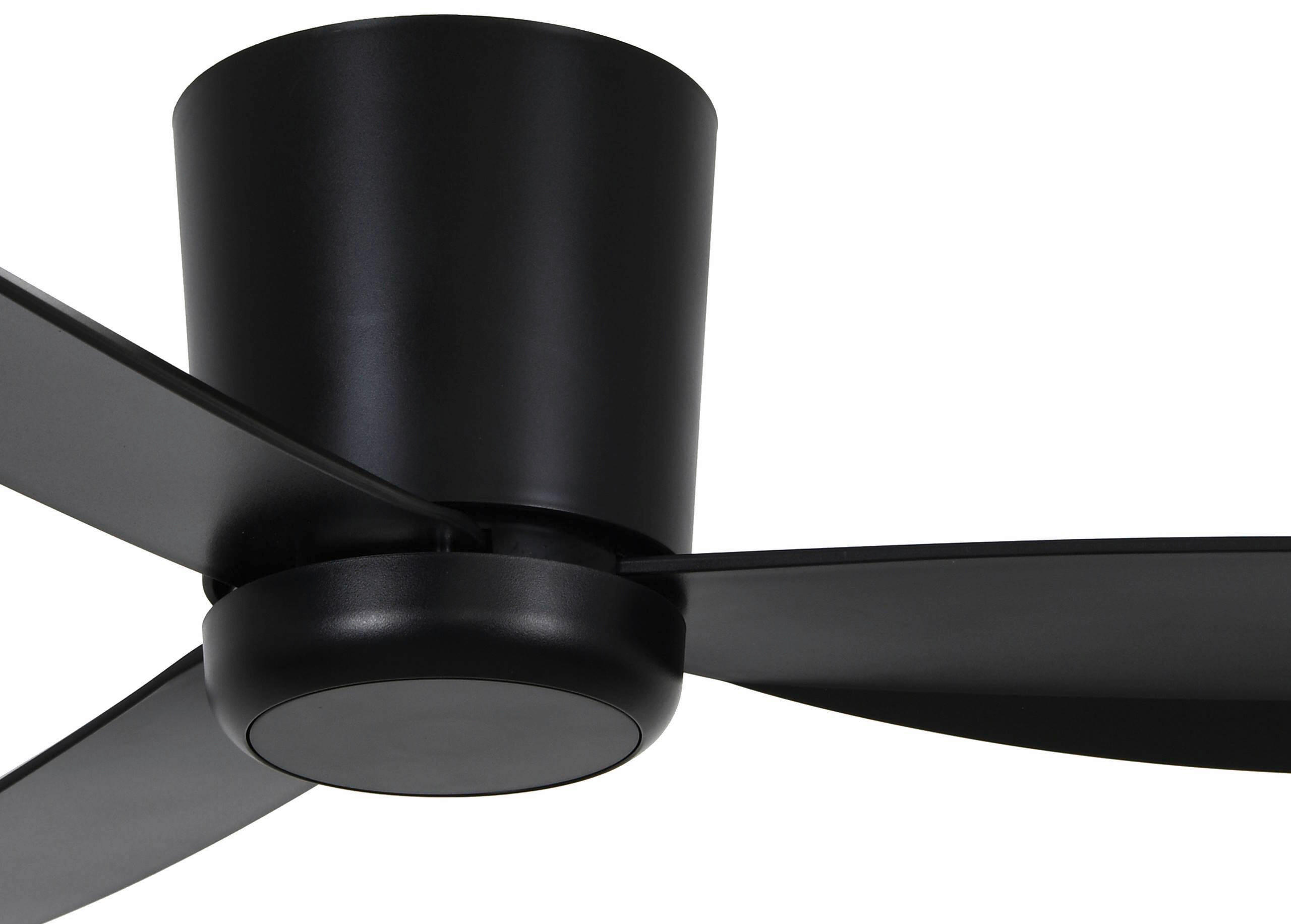 DECKENVENTILATOR   137 cm   - Schwarz, Trend, Kunststoff (137cm) - P & B