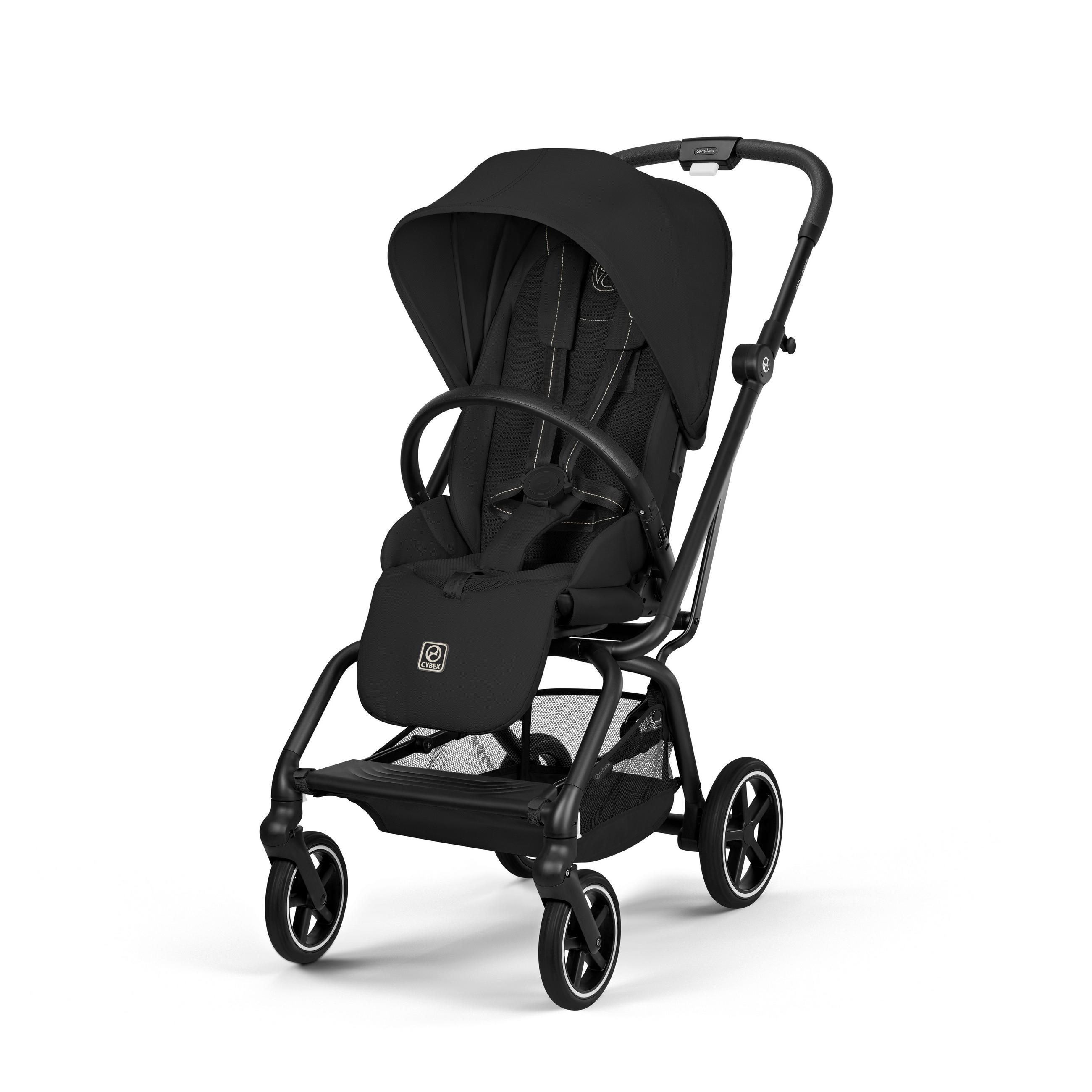 BUGGY EEZY S TWIST+ 2 BLK Magic Black | black  - Schwarz, Basics, Kunststoff/Textil (80,5/45/105cm) - cybex GOLD