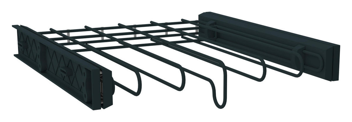 DRŽAČ ZA PANTALONE antracit   42,4/8,7/46 cm    - antracit, metal (42,4/8,7/46cm) - Hom`in