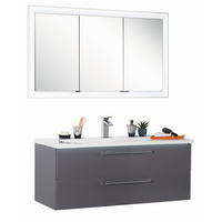 KÚPEĽŇA sivá - sivá, Design, kompozitné drevo/kameň (120cm) - Novel