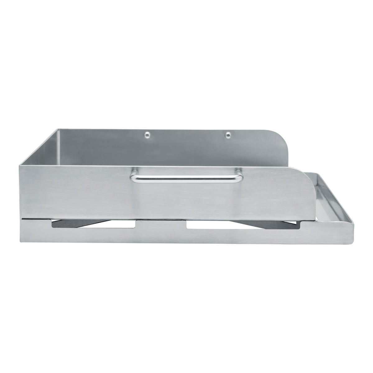 GRILLPLATTE - Edelstahlfarben, Basics, Metall (46,5/33,5/8cm) - CHEF CUISINE