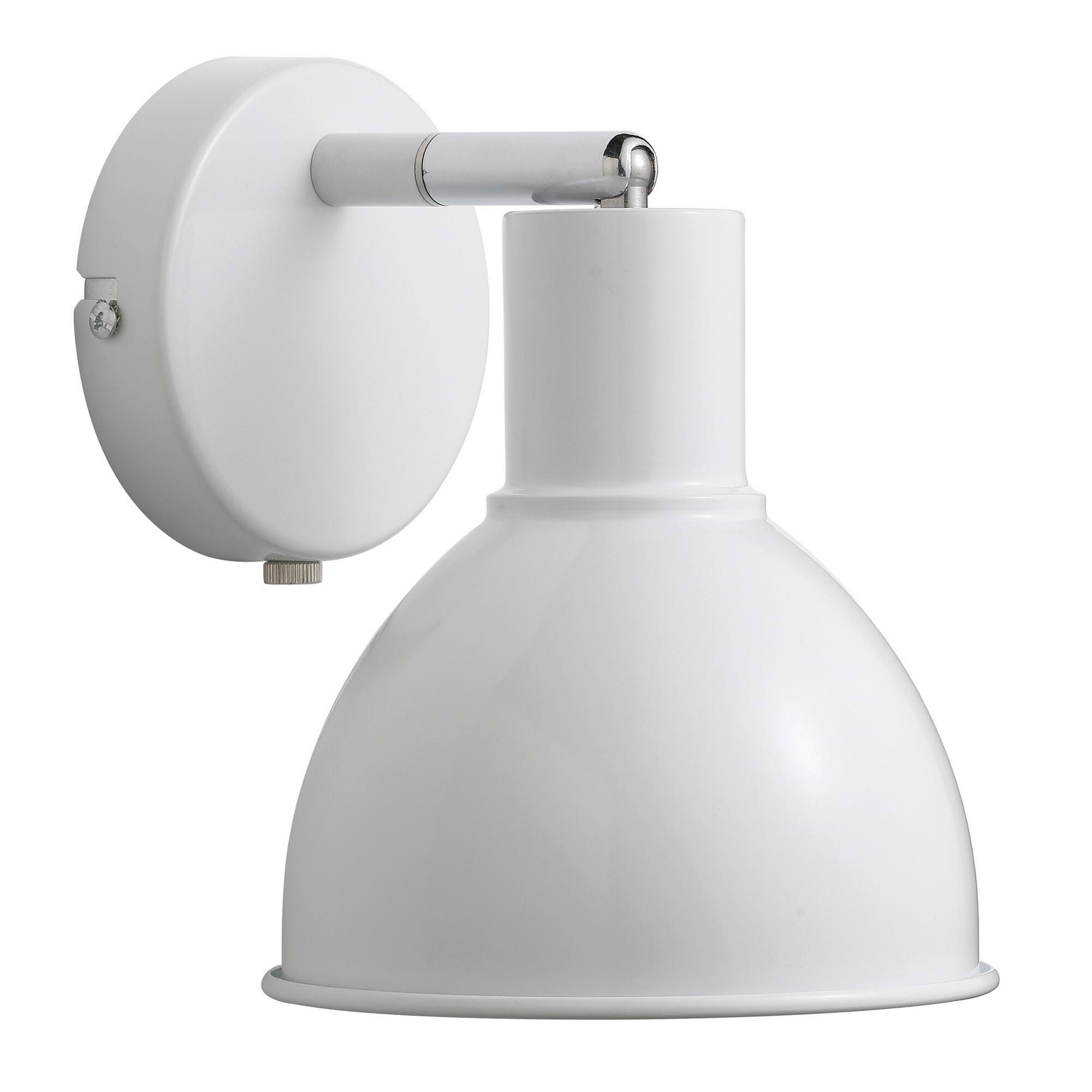 WANDLEUCHTE Pop 20/15.5/19 cm  - Weiß, Design, Metall (20/15.5/19cm) - Nordlux