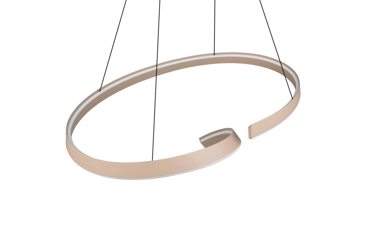 LED-HÄNGELEUCHTE CIRONDA 110/200/68 cm  - Beige, Design, Metall (110/200/68cm) - Cinque