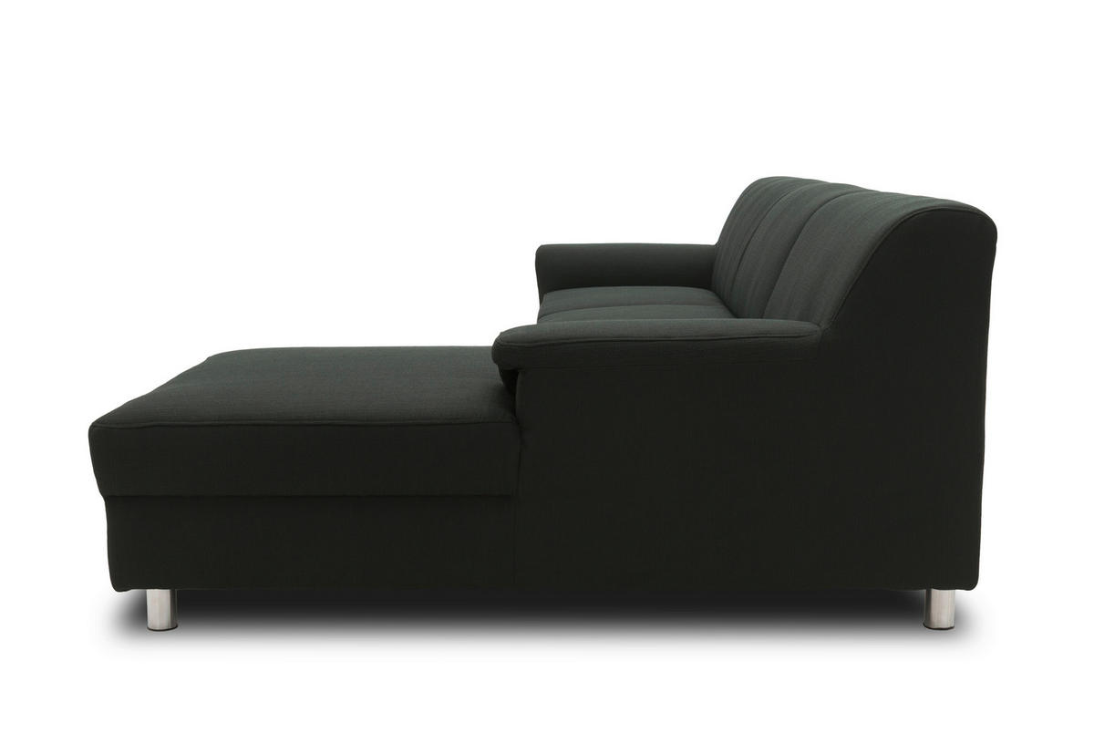 Freisteller von MID.YOU ECKSOFA Schwarz Webstoff.