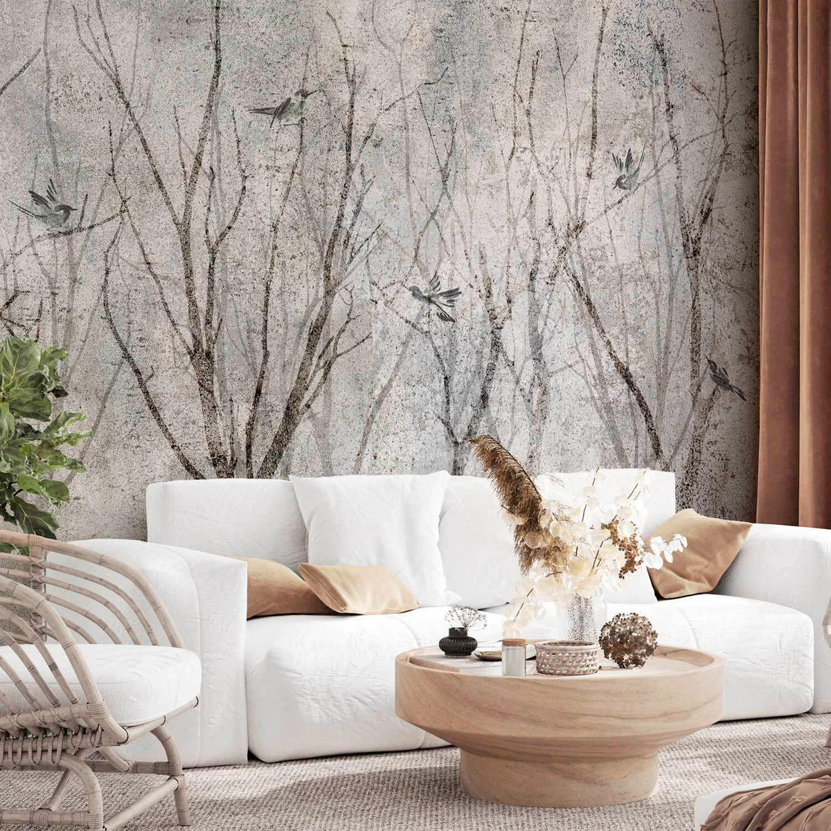 FOTOTAPETE  - Braun/Grau, LIFESTYLE, Textil (100/70cm) - artgeist