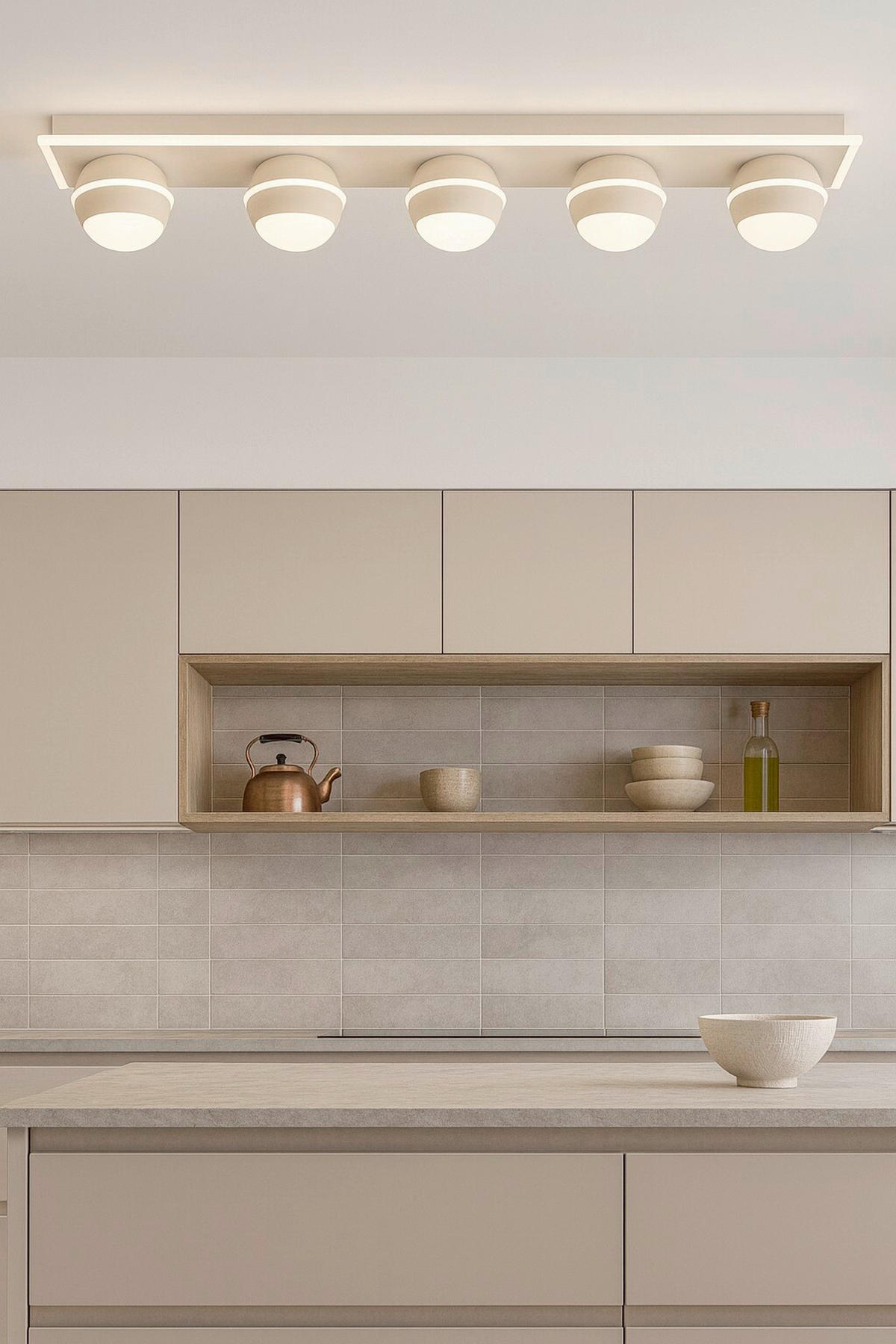 LED-DECKENLEUCHTE Biarritz 99/15/12,5 cm  - Schwarzchrom, Design, Kunststoff/Metall (99/15/12,5cm)
