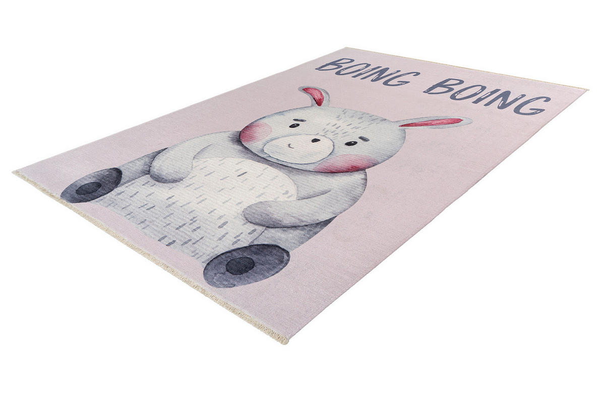 COVOR PENTRU COPII - alb/roz antic, Trend, textil (115/170cm) - Ben'n'jen