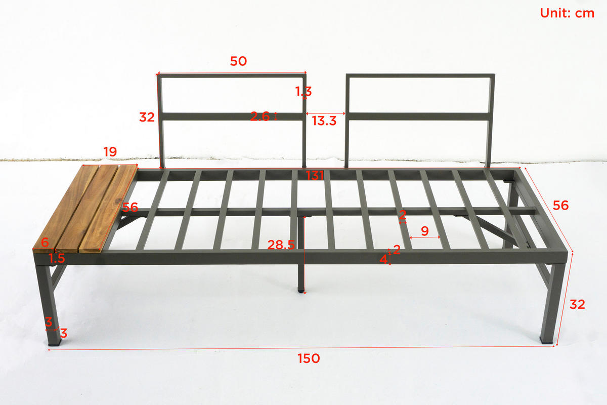 LOUNGEGARNITUR  - Beige/Akaziefarben, Modern, Holz/Textil (216/150cm) - Ambia Garden