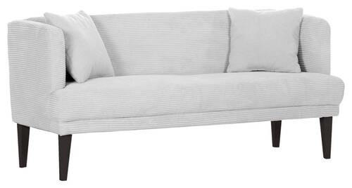 SITZBANK 170/83/70 cm Cord Creme, Schwarz Holz  - Creme/Schwarz, Design, Holz/Textil (170/83/70cm) - Landscape