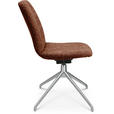 STUHL  in Aluminium Bouclé Metall, Textil  - Alufarben/Kupferfarben, Design, Textil/Metall (46/81,5-84,5/55cm) - Johann Jakob