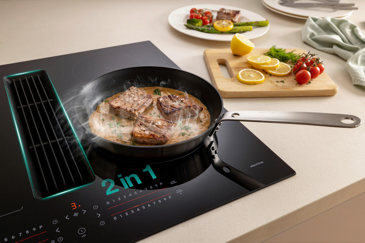 KOCHFELD-DUNSTABZUG-KOMBI  - MODERN (83/23,3/52cm) - Gorenje