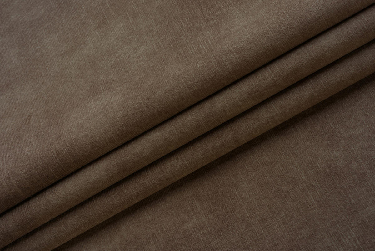 SCHLAFSOFA BOBBIO PLUS Velours Braun  inkl. Rückenkissen, Armlehnenkissen, Stauraum  - Schwarz/Braun, Design, Textil/Metall (204/90/95cm) - MID.YOU