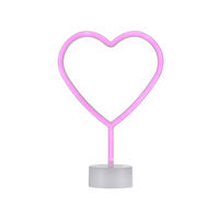 OKRASNA LED-SVETILKA   /1 lm/// - pink, Trend, umetna masa (20/8,5/30cm)