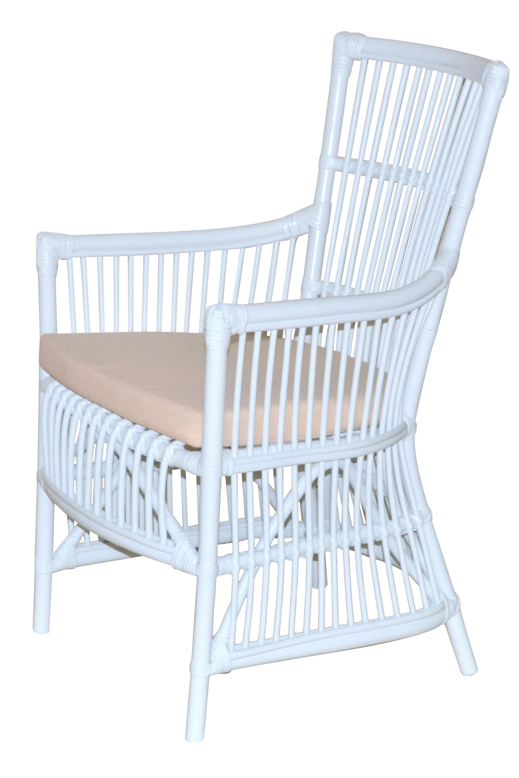 SESSEL Webstoff, Flachgewebe Weiß    - Weiß, Natur, Holz/Textil (62/55/96cm) - MID.YOU