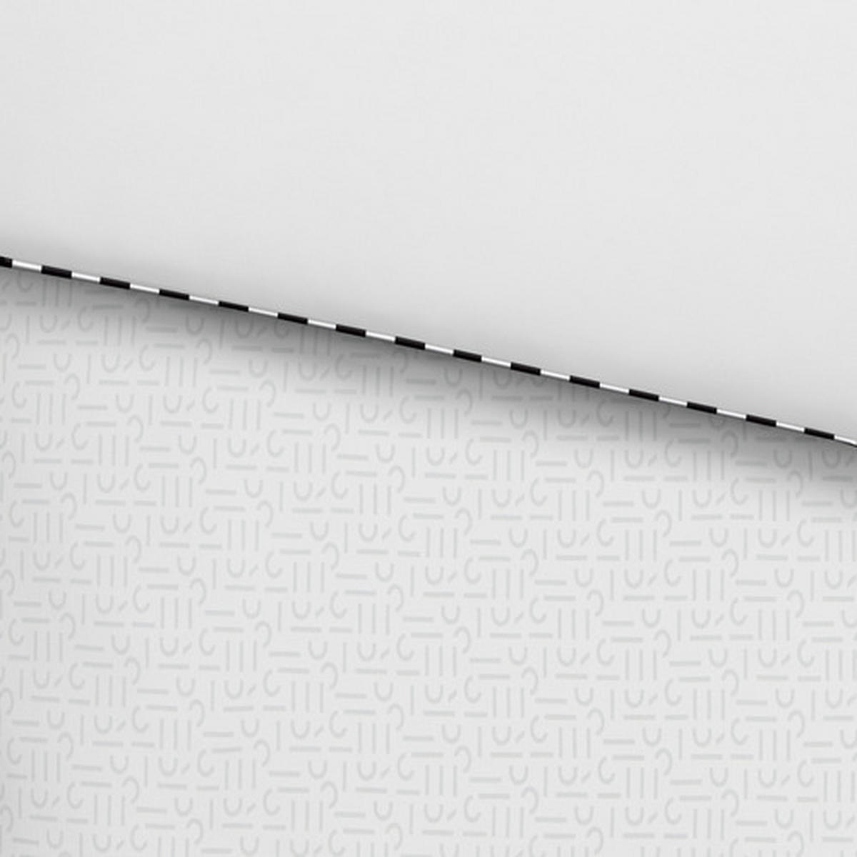 WENDEBETTWÄSCHE E-Scatter Renforcé 140/200 cm  - Weiß, KONVENTIONELL, Textil (140/200cm) - Esprit