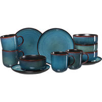 FRÜHSTÜCKSSERVICE Blau BALI  - Blau, Trend, Keramik (33,5/21,5/22cm) - Ritzenhoff Breker