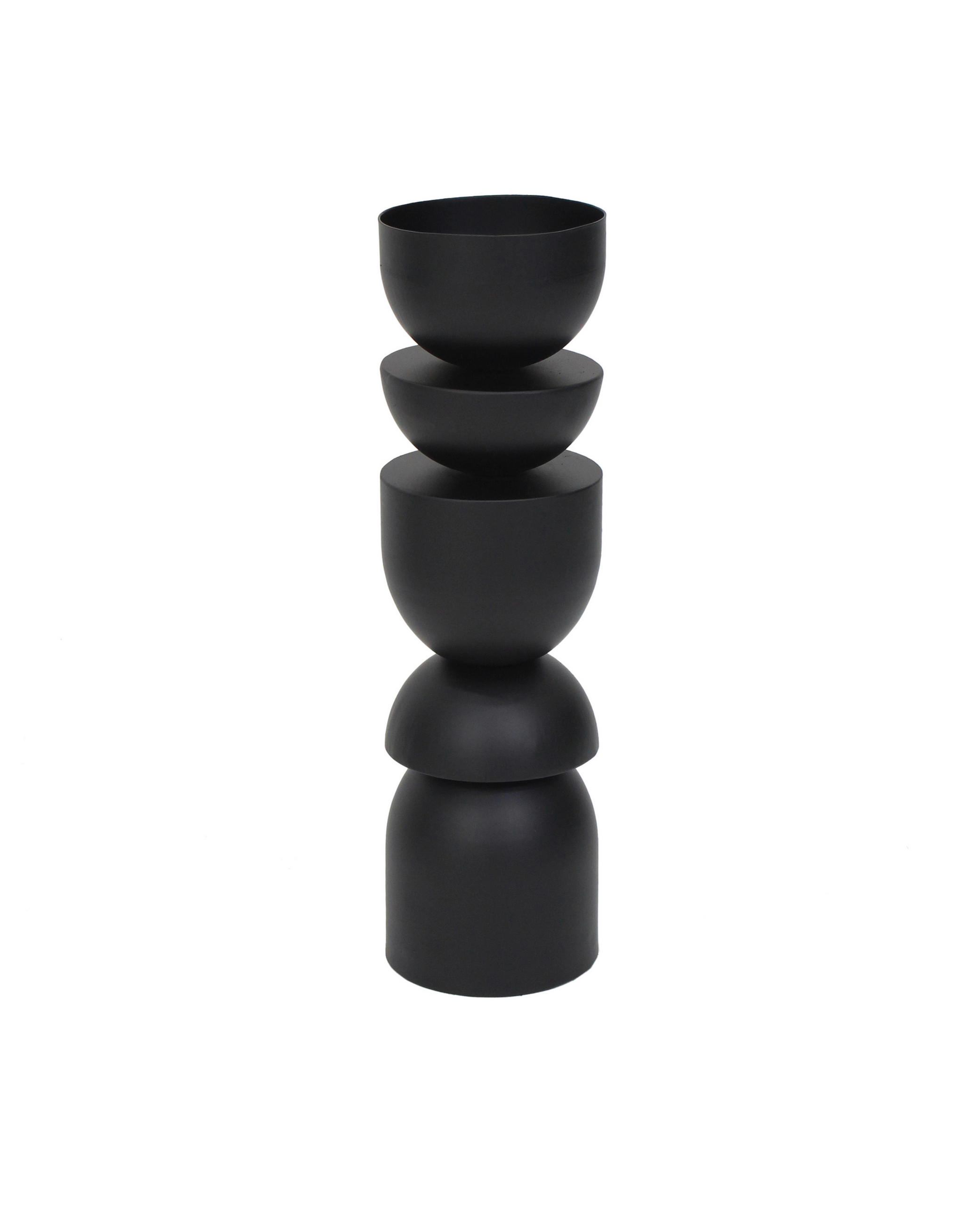 Ambia Home Kerzenhalter Schwarz 39 cm