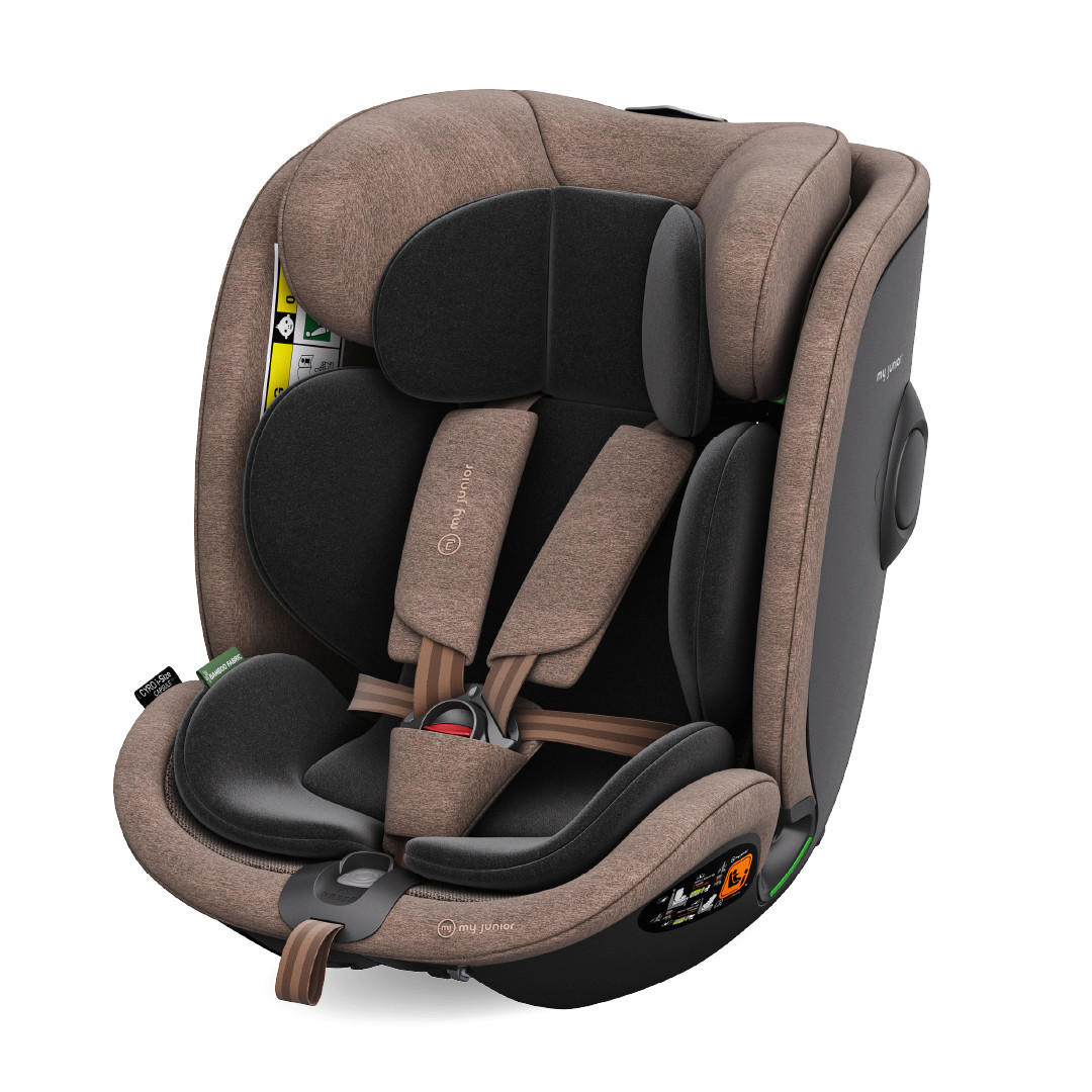 REBOARDER-KINDERSITZ My Junior  CYRO 360° Black  - Braun, Basics, Kunststoff/Textil (51/45/58cm) - My Junior