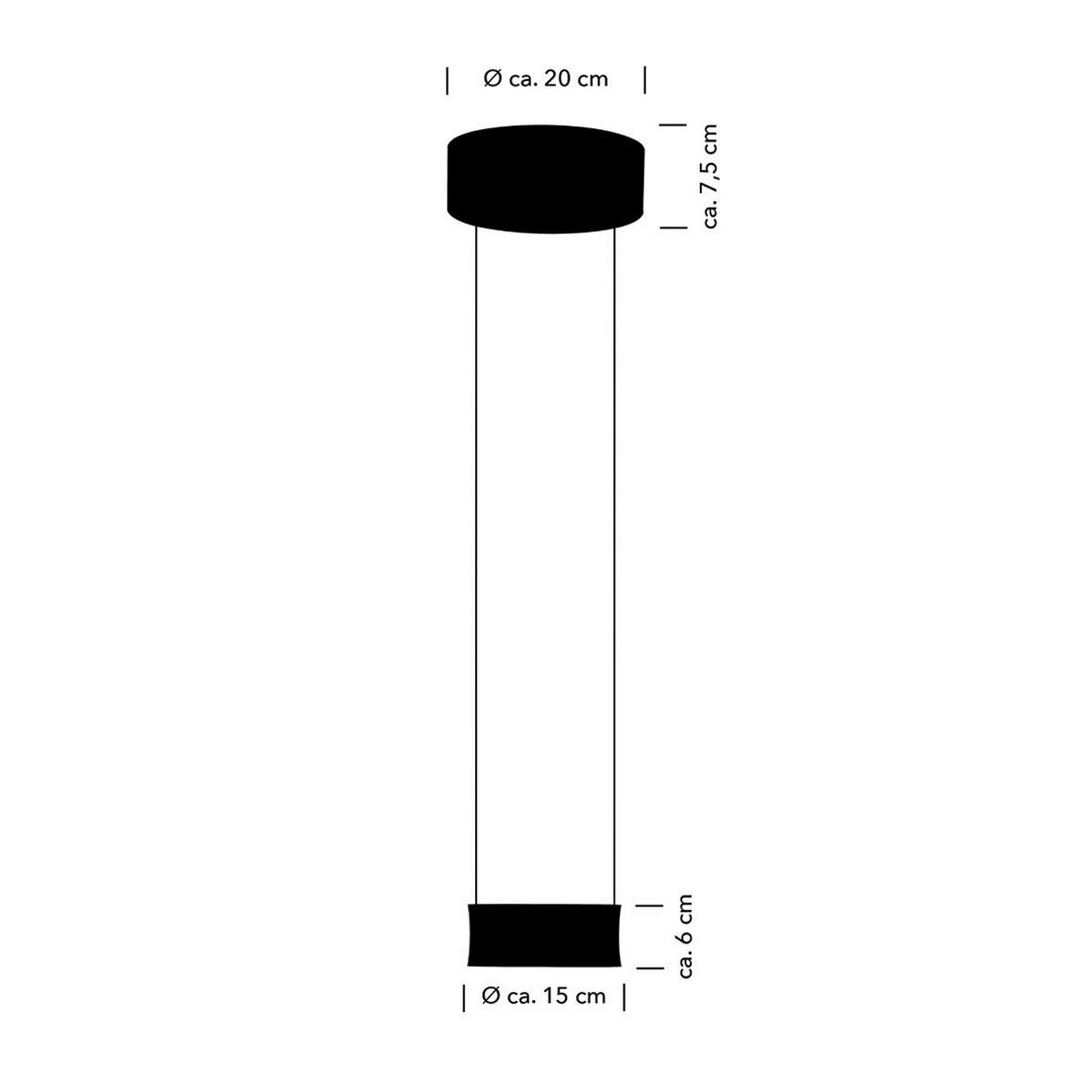 HÄNGELEUCHTE Impact 15/60-180 cm   - Bronzefarben, MODERN, Metall (15/60-180cm) - Bankamp