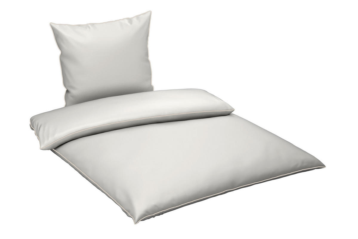 BETTWÄSCHE Calla Flachgewebe 155/220 cm  - Weiß, Basics, Textil (155/220cm) - Dieter Knoll