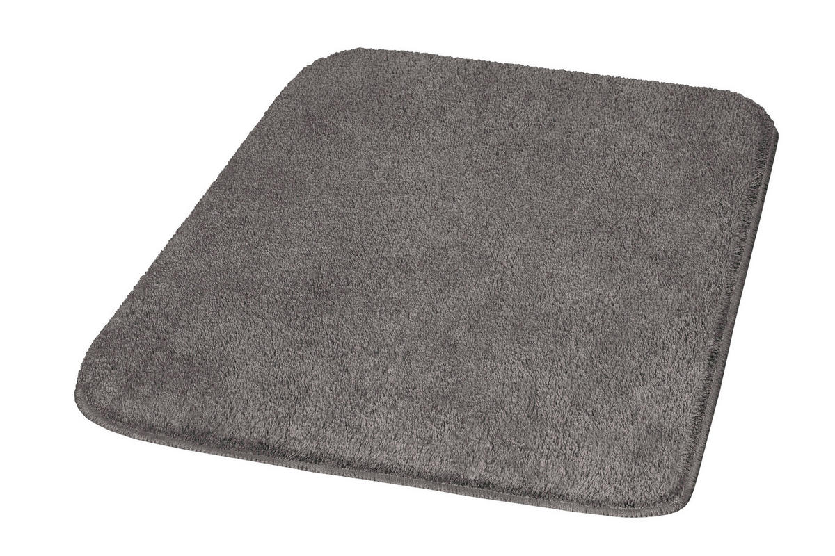 FÜRDŐSZOBASZŐNYEG   szürke   - szürke, Konventionell, textil/természetes anyagok (60/2/90cm) - Kleine Wolke