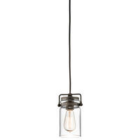 HÄNGELEUCHTE 12/25.3 cm    - Bronzefarben, Lifestyle, Glas/Metall (12/25.3cm) - Elstead Lighting