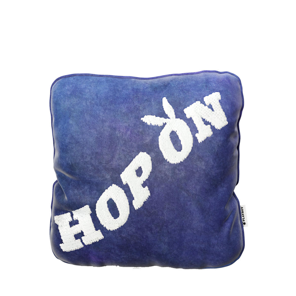 ZIERKISSEN PLAYBOY 40/40 cm  - Blau, Basics, Textil (40/40cm) - Playboy