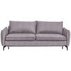 SCHLAFSOFA in Grau  - Schwarz/Grau, Design, Textil/Metall (224/89/105cm) - Novel