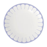 SPEISETELLER Weiß, Hellblau 26,5/2,5 cm Fleur Bleu  - Weiß/Hellblau, MODERN, Keramik (26,5/2,5cm) - Villeroy & Boch