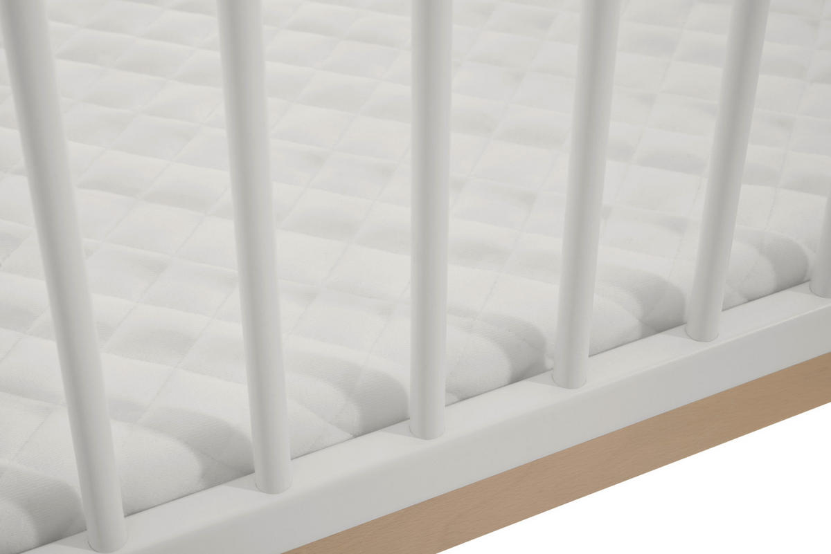 BEISTELLBETT Little Cloud  99,40/109,70/56,90 cm  - Weiß, Basics, Holzwerkstoff (99,40/109,70/56,90cm) - Paidi