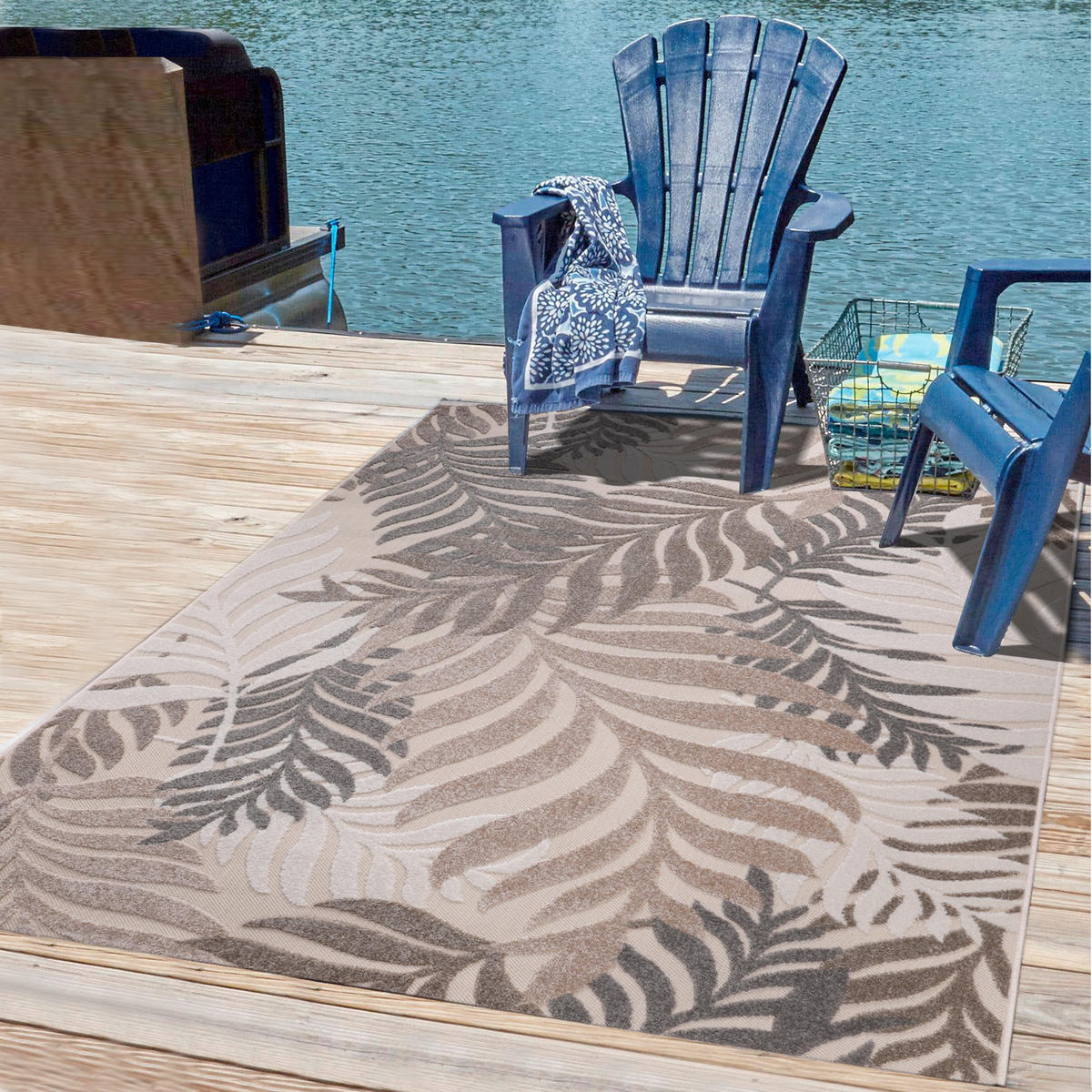 STAZA 80/200 cm   bež  Floral  - bež, Lifestyle, tekstil/plastika (80/200cm)