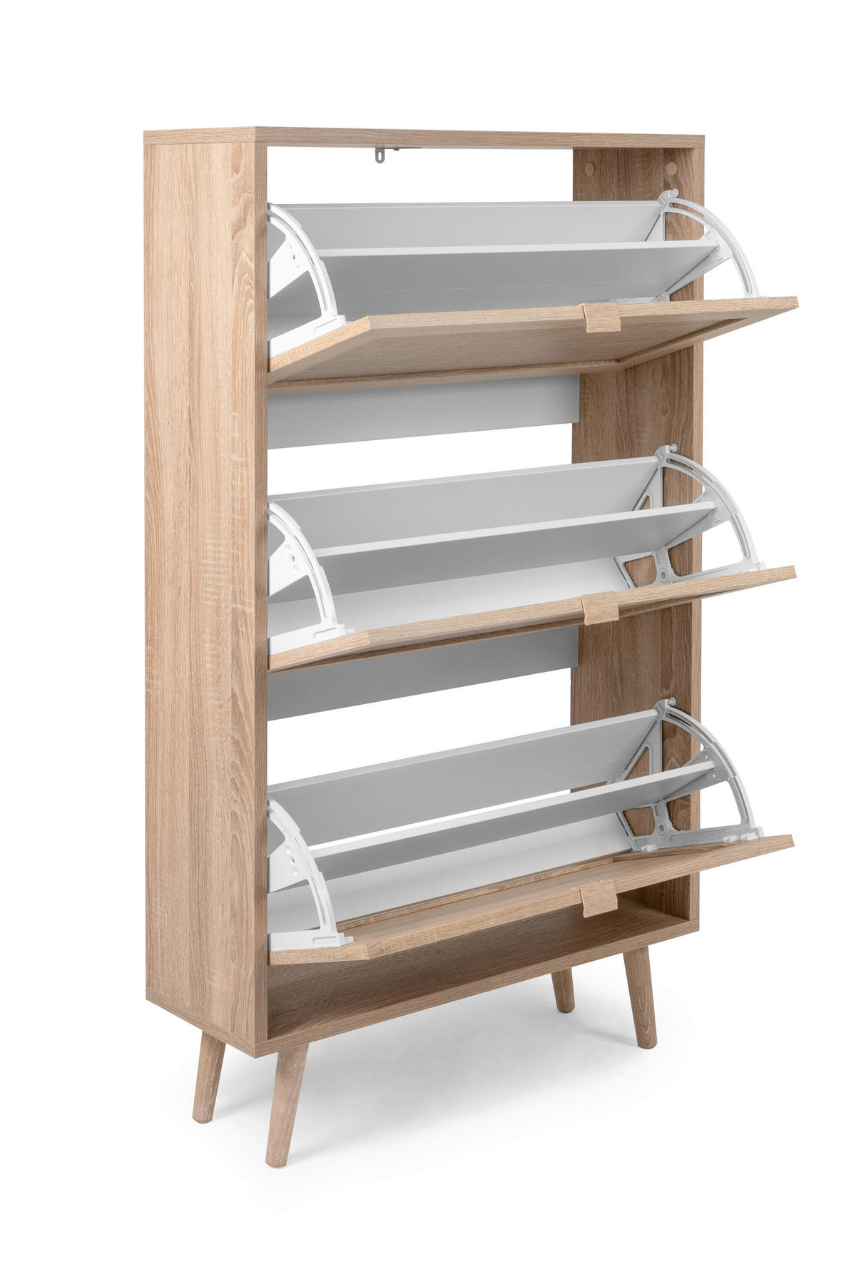 SCHUHKIPPER  in 70/125/24 cm  - Sonoma Eiche, Natur, Holz/Holzwerkstoff (70/125/24cm) - MID.YOU
