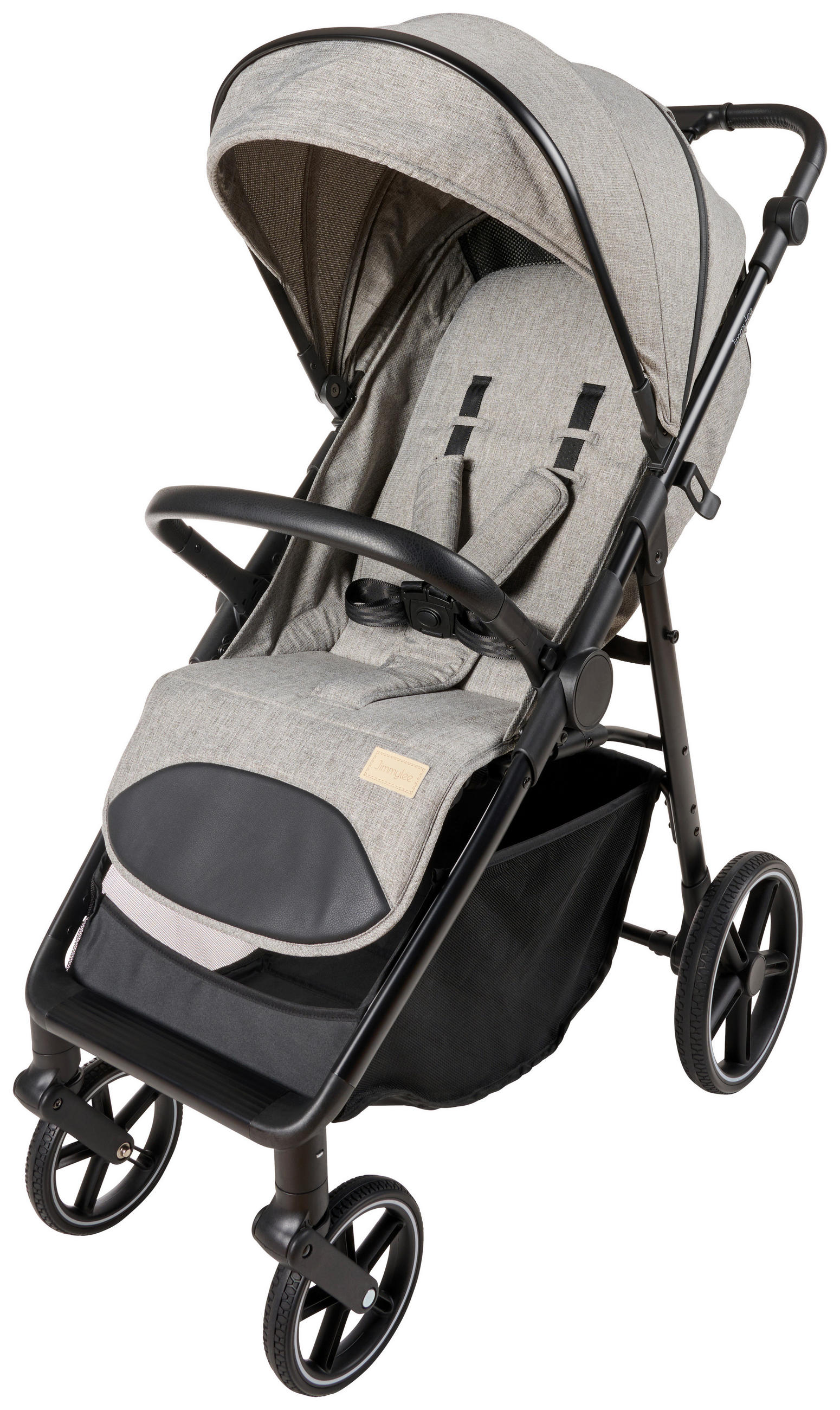 BUGGY  - Schwarz/Grau, Trend, Kunststoff/Textil (55/56/107cm) - Jimmylee