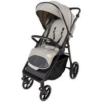 BUGGY  - Schwarz/Grau, Trend, Kunststoff/Textil (55/56/107cm) - Jimmylee