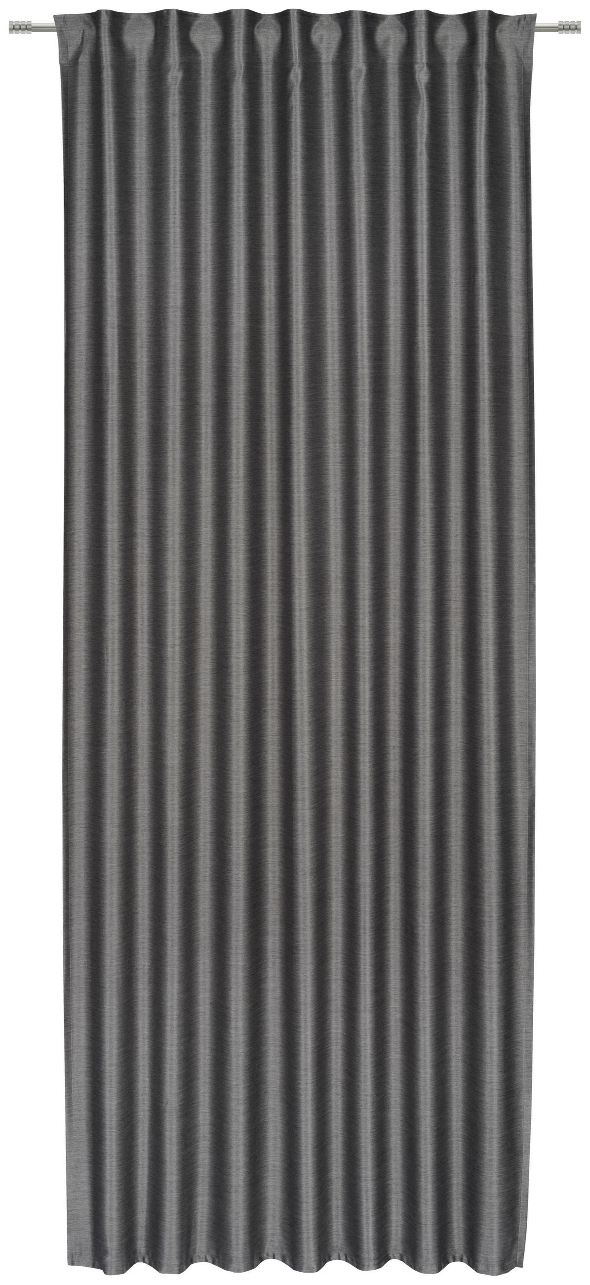 FERTIGVORHANG  blickdicht   140/260 cm  - Anthrazit, Design, Textil (140/260cm) - Dieter Knoll
