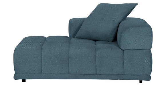 SOFAELEMENT  in Flachgewebe Petrol  - Graublau/Petrol, KONVENTIONELL, Kunststoff/Textil (125/66/155cm) - Carryhome