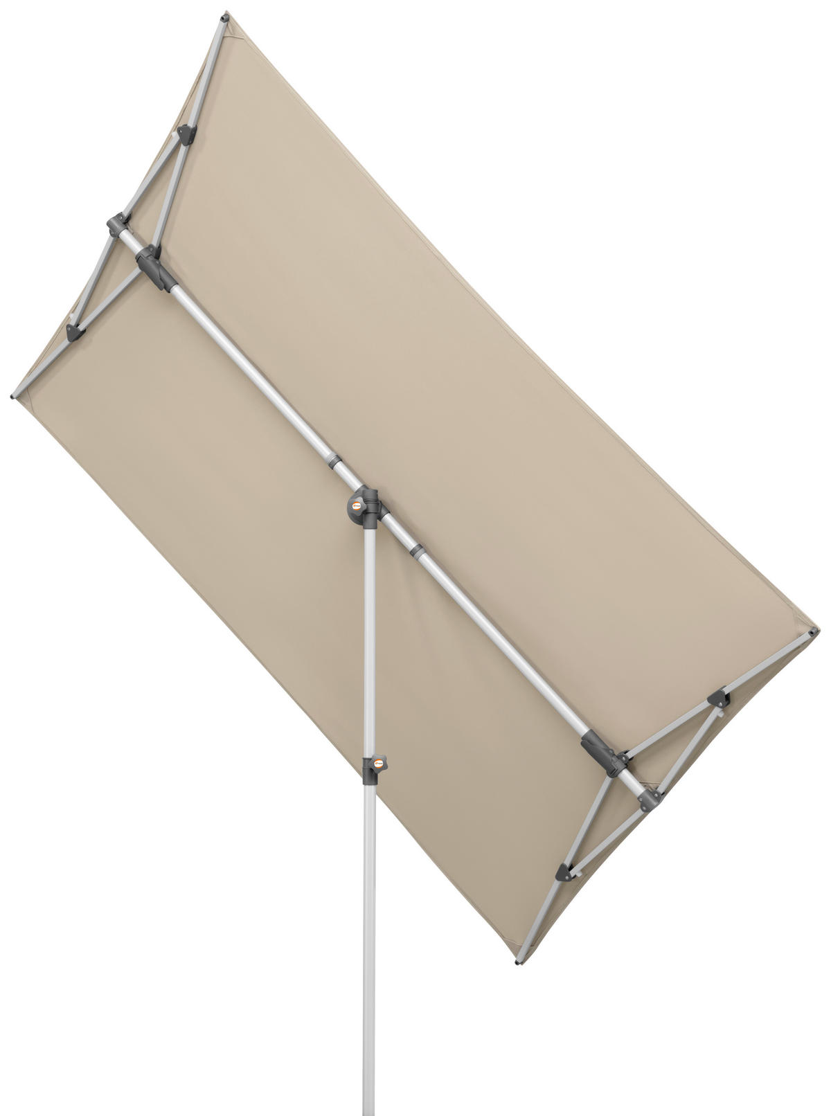 AMPELSCHIRM   - Anthrazit/Naturfarben, Basics, Textil/Metall (190/188/140cm) - Schneider