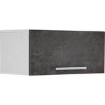 HÄNGEELEMENT Grau, Weiß  - Alufarben/Weiß, Design, Holzwerkstoff/Metall (80/36/41,9cm) - Moderano