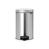 PEDÁLOS SZEMETES 12 l  - ezüst/fekete, Basics, műanyag/fém (12l) - Brabantia