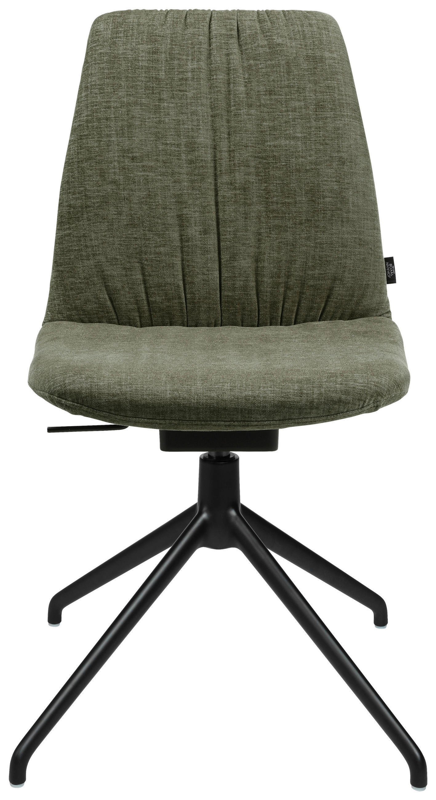 STUHL  in Stahl Flachgewebe  - Grün, Design, Textil/Metall (46/85-88/55cm) - Johann Jakob