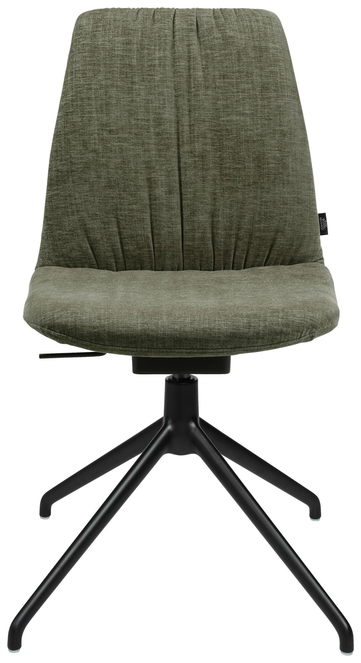 STUHL  in Stahl Flachgewebe  - Grün, Design, Textil/Metall (46/85-88/55cm) - Johann Jakob