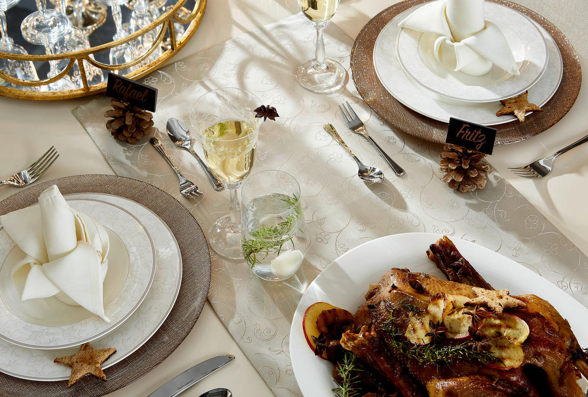 Serviciu De Masă Complet 30 piese  - alb/bej, Design, ceramică - Ritzenhoff Breker