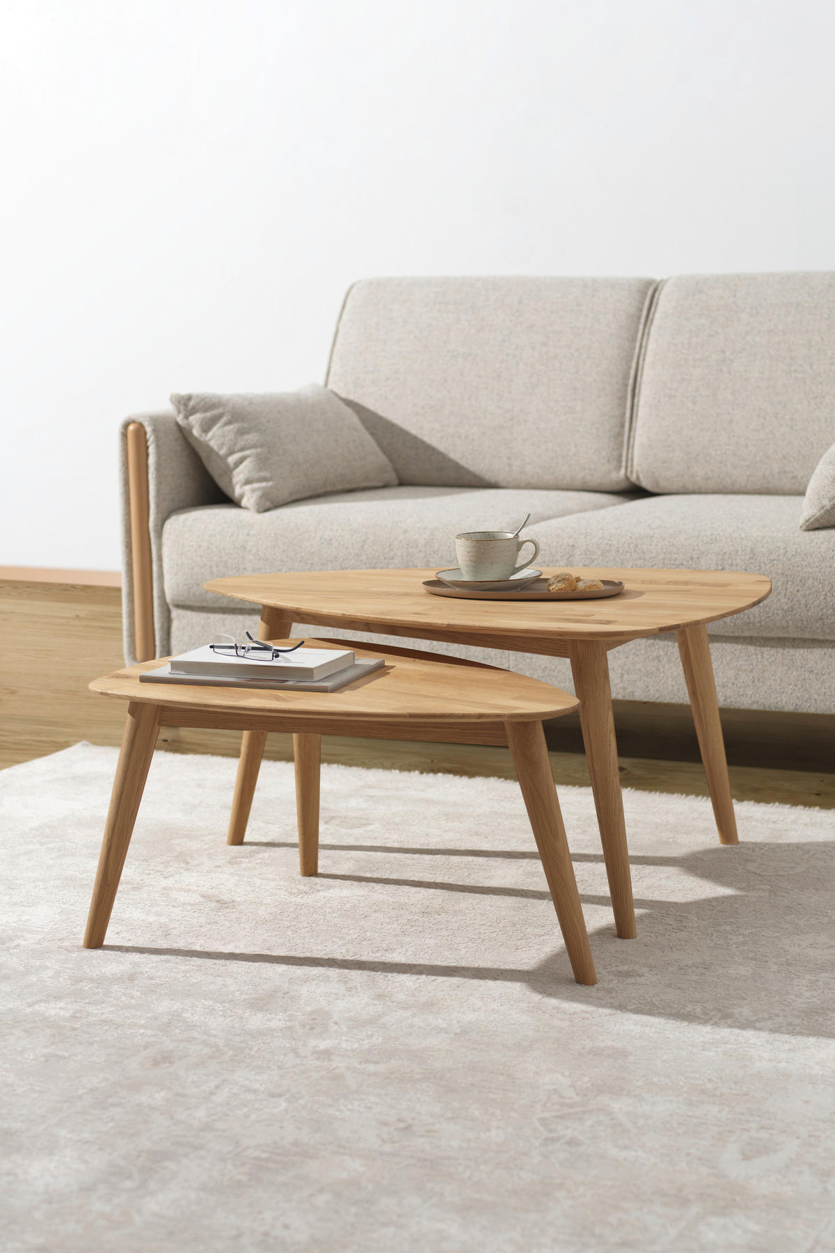 SOFFBORD i trä 70/50/36 cm  - skogsek, Natur, trä (70/50/36cm) - home24