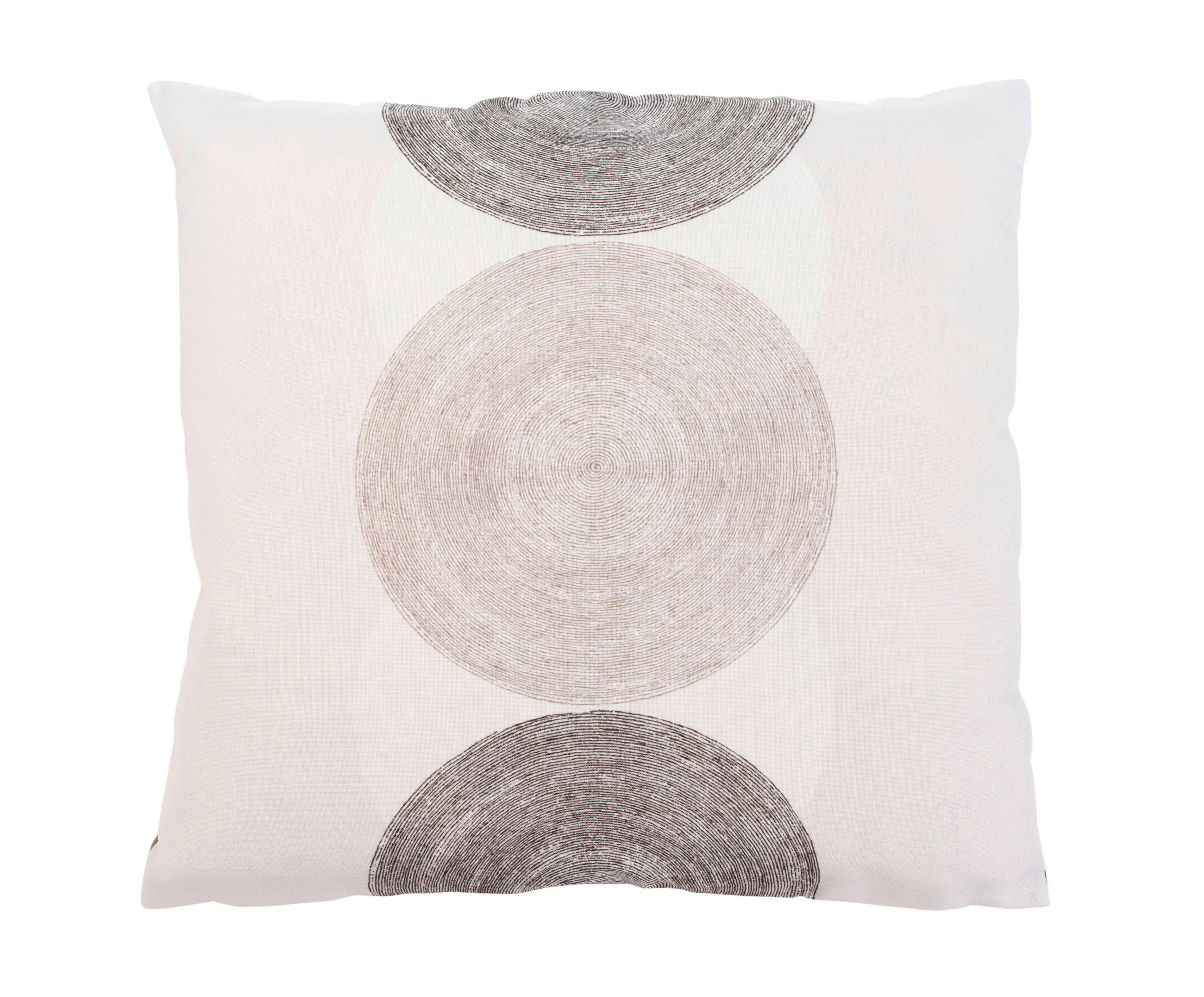 ZIERKISSEN  50/50 cm   - Taupe, Design (50/50cm) - Novel