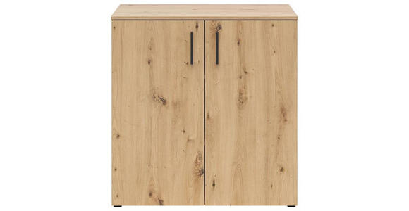 KOMMODE in 80/83/52 cm - Anthrazit/Schwarz, MODERN, Holzwerkstoff/Kunststoff (80/83/52cm) - Carryhome