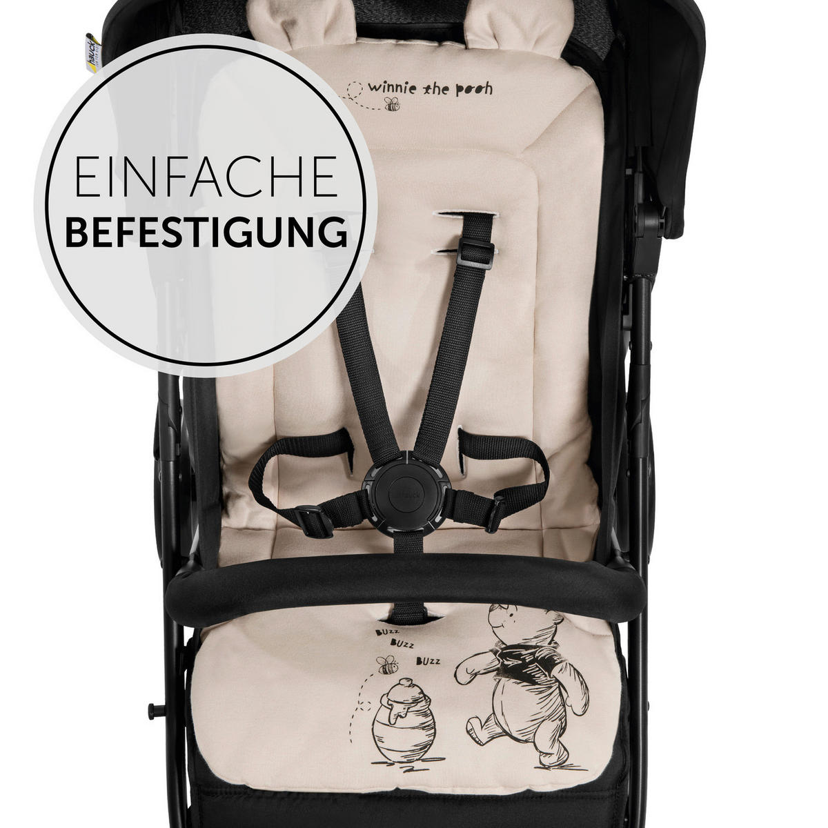 KINDERWAGENEINLAGE - Beige, Basics, Kunststoff (70/37/3cm) - Hauck